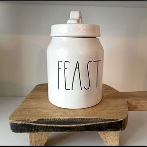 Rae Dunn FEAST Canister